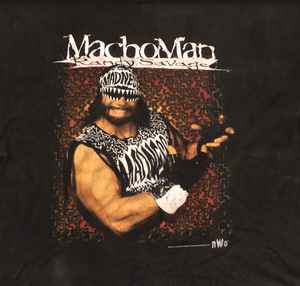 Vintage Macho Man nWo Wrestling Tshirt, Size Adult XXL