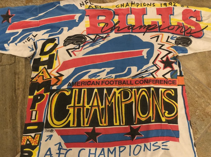 1992 NFL Buffalo Bills Super Bowl AFC Champs Vintage T-Shirt