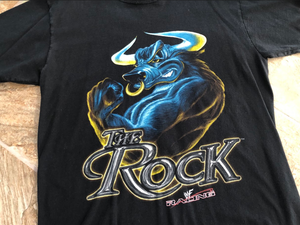 Vintage WWF The Rock NHRA Racing Wrestling Tshirt, Size Adult Large