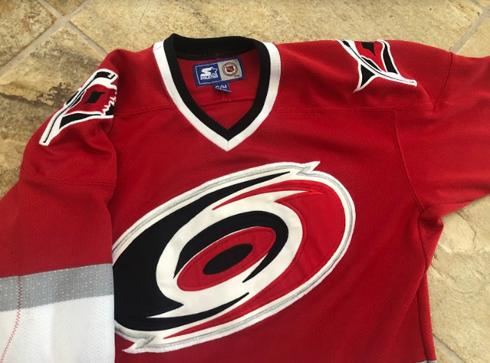 Vintage Carolina Hurricanes Starter Hockey Jersey, Size Youth S/M, 8-1 –  Stuck In The 90s Sports