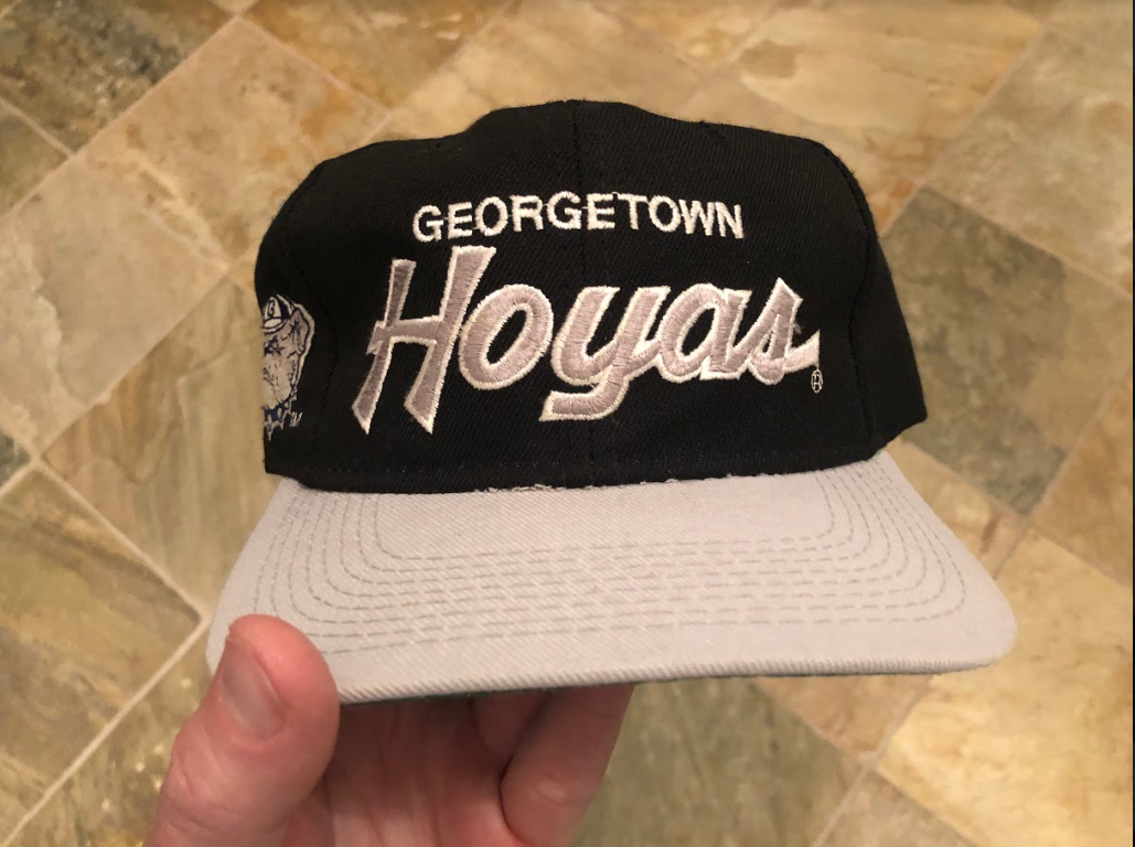 帽子 90s'vintage sports specialities hoyas Vintage Georgetown Hoyas Sports Specialties Double Line