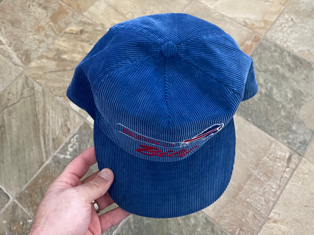 Vintage Buffalo Bills Corduroy Snapback Hat 90s NFL Football Cap Allen  Script OG