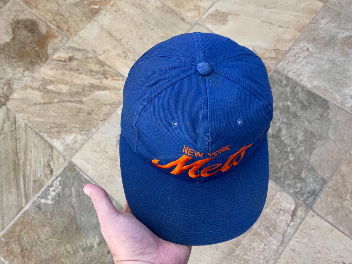 Vintage New York Mets Annco Script Snapback Baseball Hat – Stuck