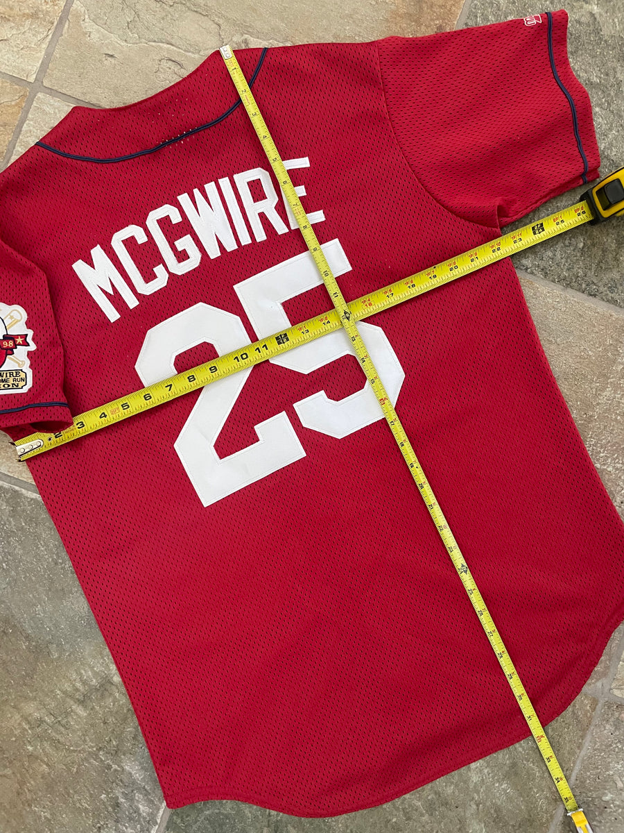 Vintage Mark McGwire Mens XL Baseball Jersey Red St Louis Cardinals Button  in 2023