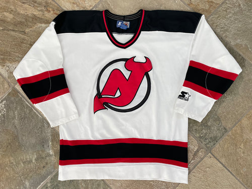 Vintage New Jersey Devils Starter Hockey Jersey, Size Large