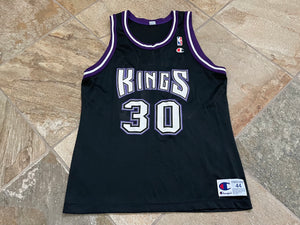 Vintage Sacramento Kings Billy Owens Champion Basketball Jersey, Size 44, Large