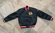Load image into Gallery viewer, Vintage Chicago Blackhawks Starter Satin Hockey Jacket, Size XL