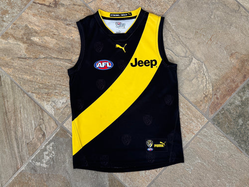Richmond Football Club Tigers AFL Football Jersey, Size Youth Medium, 10-12
