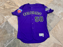 Load image into Gallery viewer, Colorado Rockies Game Worn Dean Espy Majestic Baseball Jersey, Size 50, XL