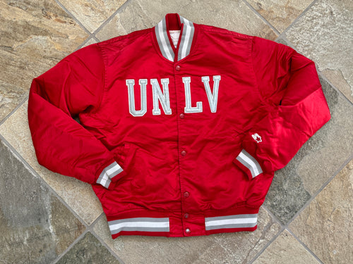 Vintage UNLV Running Rebels Starter Satin College Jacket, Size Medium