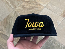 Load image into Gallery viewer, Vintage Iowa Hawkeyes Sports Specialties Script Corduroy Strapback College Hat