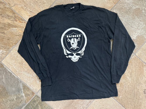 Vintage Oakland Raiders Grateful Dead Band Football TShirt, Size XXL