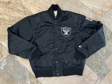 Load image into Gallery viewer, Vintage Los Angeles Raiders Starter Satin Football Jacket, Size Medium