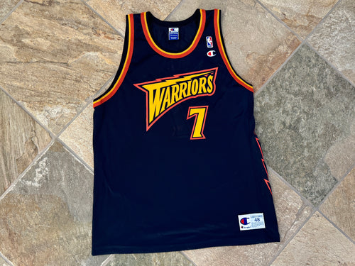 Vintage Golden State Warriors Antawn Jamison Champion Basketball Jersey, Size 48, XL