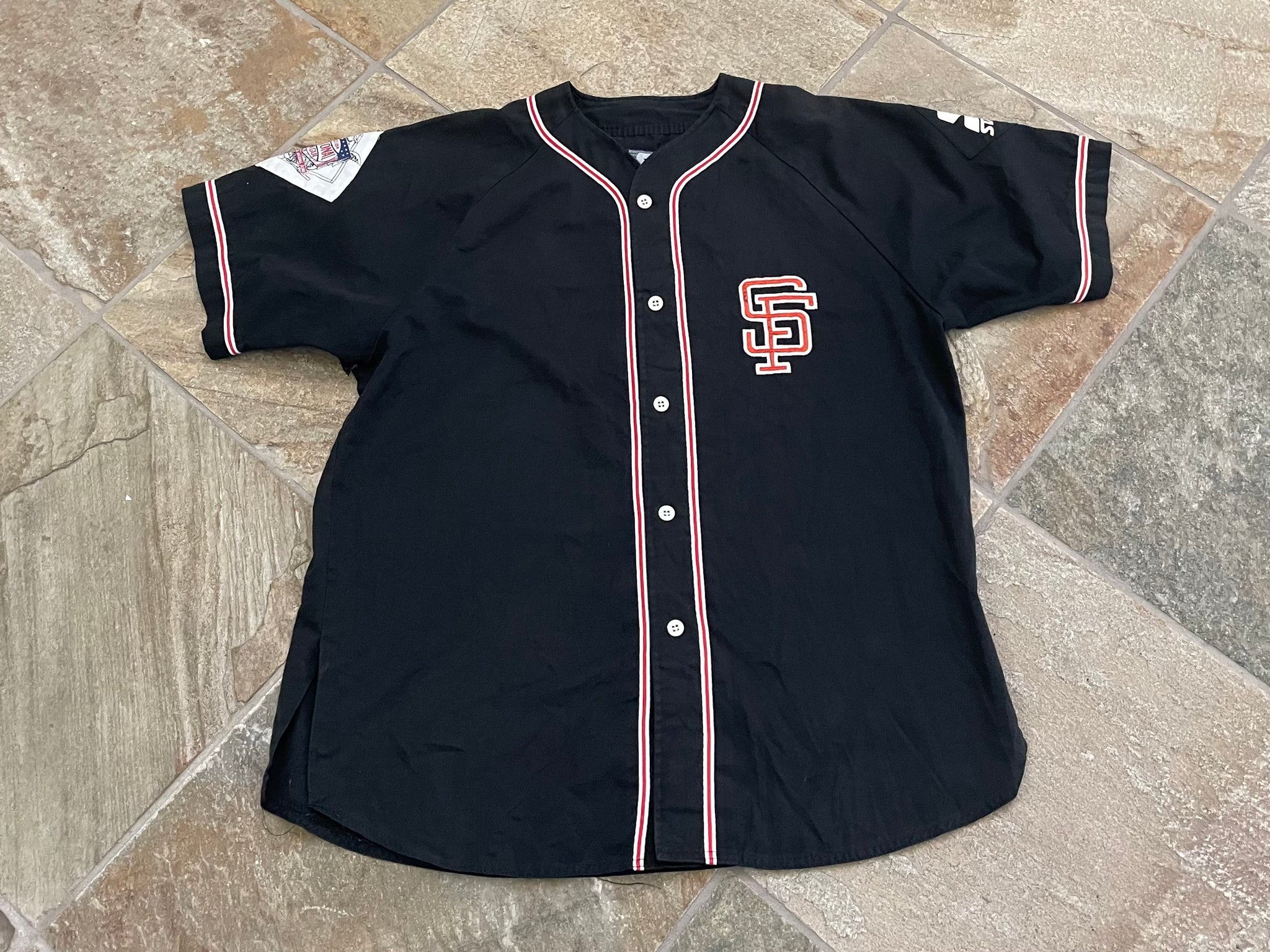 VTG San Francisco Giants Starter Baseball Jersey Size XL Dark Gray