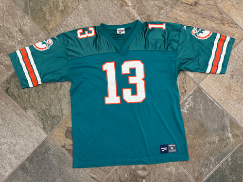 Vintage Miami Dolphins Dan Marino Reebok Football Jersey, Size XL