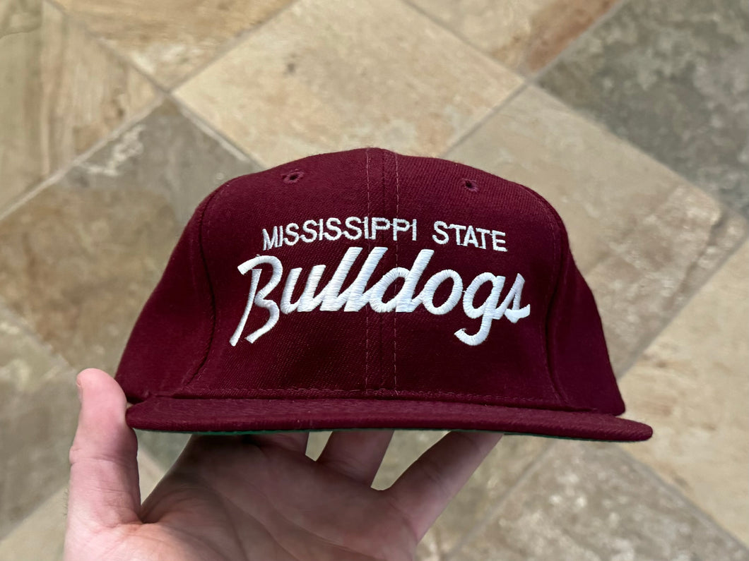 Vintage Mississippi State Bulldogs Sports Specialties Script Snapback College Hat
