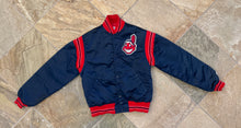 Load image into Gallery viewer, Vintage Cleveland Indians Starter Satin Baseball Jacket, Size Medium