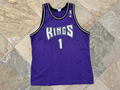 Vintage Sacramento Kings Champion Basketball Jersey, Size 52, XXL