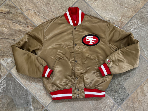 Vintage San Francisco 49ers Starter Satin Football Jacket, Size Large