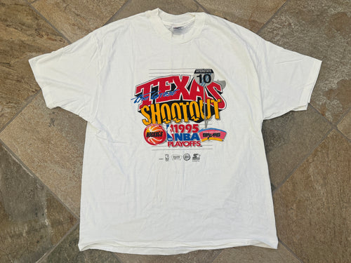 Vintage Houston Rockets Texas Shootout Starter Basketball TShirt, Size XXL