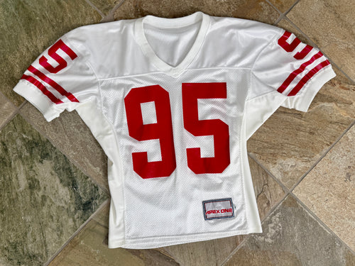 Vintage Wisconsin Badgers Team Issued Apex One College Football Jersey, Size 48
