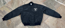 Load image into Gallery viewer, Vintage Los Angeles Raiders Starter Satin Football Jacket, Size XL