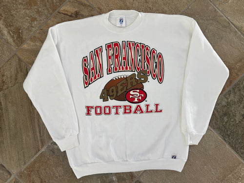 Vintage San Francisco 49ers Logo 7 Football Sweatshirt, Size XL