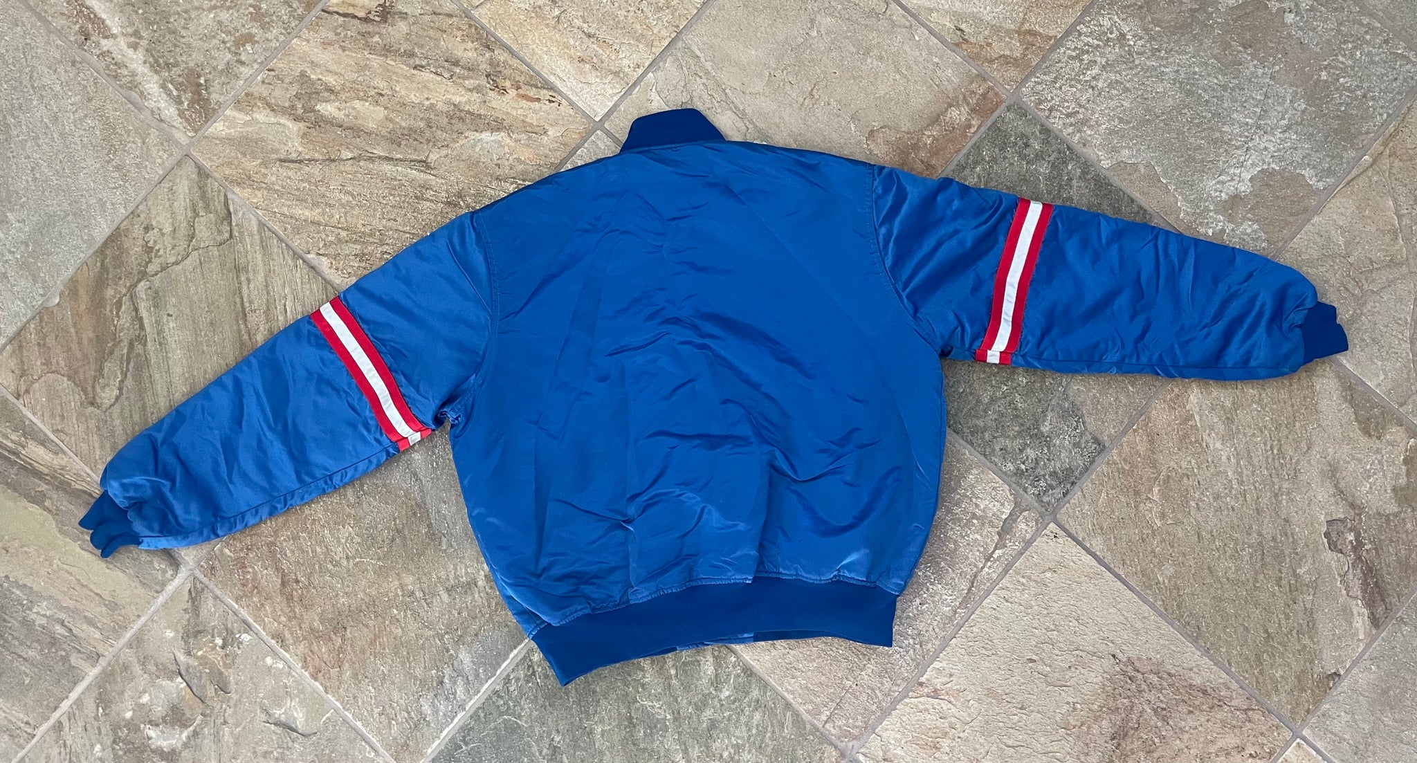 90s Buffalo BILLS Jacket -- Satin Bomber Jacket 1980s Football, Shop Exile