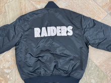 Load image into Gallery viewer, Vintage Los Angeles Raiders Starter Satin Football Jacket, Size XL