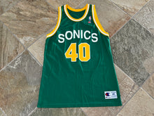 Load image into Gallery viewer, Vintage Seattle SuperSonics Shawn Kemp Champion Basketball Jersey, Size 48, XL
