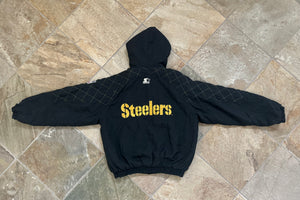 Vintage Pittsburgh Steelers Starter Parka Football Jacket, Size Large