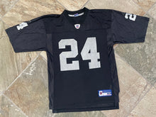 Load image into Gallery viewer, Vintage Oakland Raiders Charles Woodson Reebok Football Jersey, Size Medium