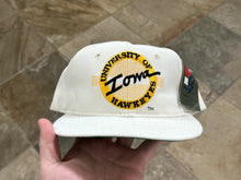 Load image into Gallery viewer, Vintage Iowa Hawkeyes The Game Circle Logo Snapback College Hat