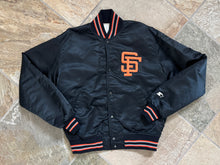 Load image into Gallery viewer, Vintage San Francisco Giants Starter Satin Baseball Jacket, Size Large