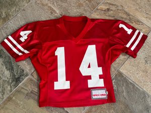 Vintage Wisconsin Badgers John Hall Team Issued Apex One College Football Jersey