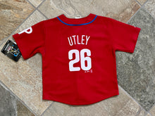 Load image into Gallery viewer, Vintage Philadelphia Phillies Chase Utley Majestic Baseball Jersey, Size Youth Small, 7