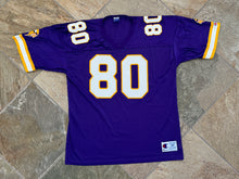Load image into Gallery viewer, Vintage Minnesota Vikings Cris Carter Champion Football Jersey, Size 44, Large