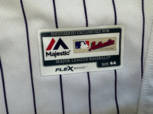 Load image into Gallery viewer, Colorado Rockies Noel Cuevas Game Worn Majestic Baseball Jersey, Size 44, Large