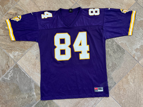 Vintage Minnesota Vikings Randy Moss Nike Football Jersey, Size XXL