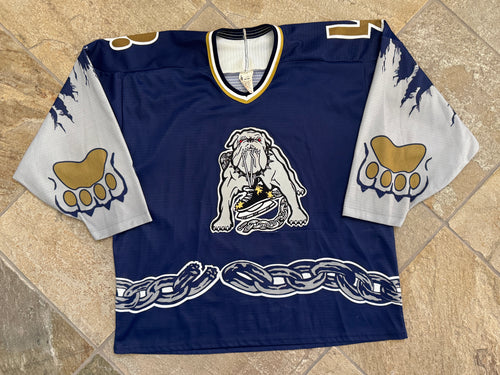 Vintage Los Angeles Ice Dogs Bauer Hockey Jersey, Size XL