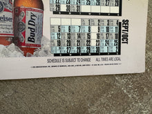 Load image into Gallery viewer, Vintage 1993 Baltimore Orioles Budweiser Schedule Baseball Poster