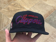 Load image into Gallery viewer, Vintage Los Angeles Clippers Sports Specialties Script Snapback Basketball Hat