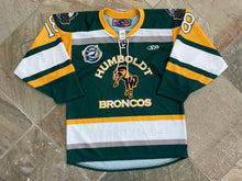 Load image into Gallery viewer, Humboldt Broncos SP SJHL minor league Hockey Jersey, Size Medium.