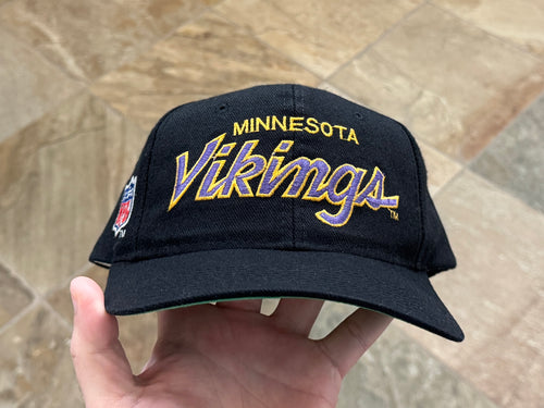 Vintage Minnesota Vikings Sports Specialties Script Snapback Football Hat