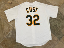 Load image into Gallery viewer, Vintage Oakland Athletics Jack Cust Majestic Baseball Jersey, Size XL