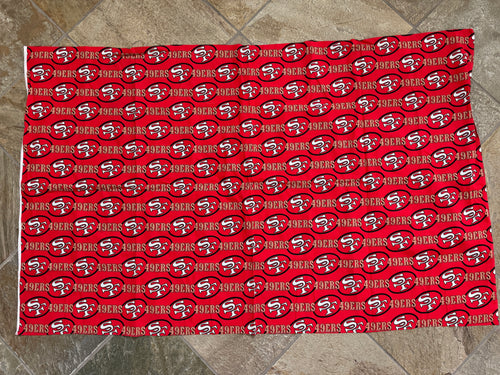 Vintage San Francisco 49ers NFL Football Fabric Sheet ###