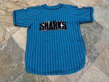 Load image into Gallery viewer, Vintage San Jose Sharks Starter Pinstripe Hockey Jersey, Size XL