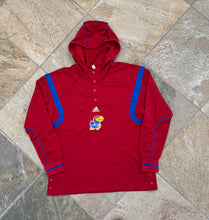 Load image into Gallery viewer, Kansas Jayhawks Adidas Team Issued Basketball Warmup College Jacket, Size Medium