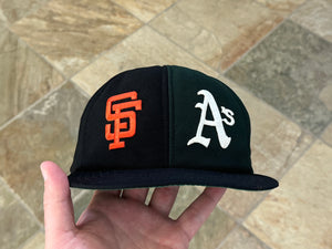 Vintage San Francisco Giants Oakland A’s New Era Snapback Baseball Hat